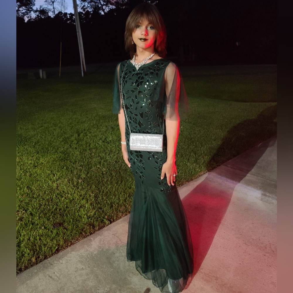 STUNNING 1920’s -esque long maxi prom party or cocktail dress